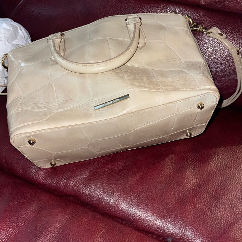 BRAHMIN duxbury satchel shoulder handbag. Barely used and in mint condition.